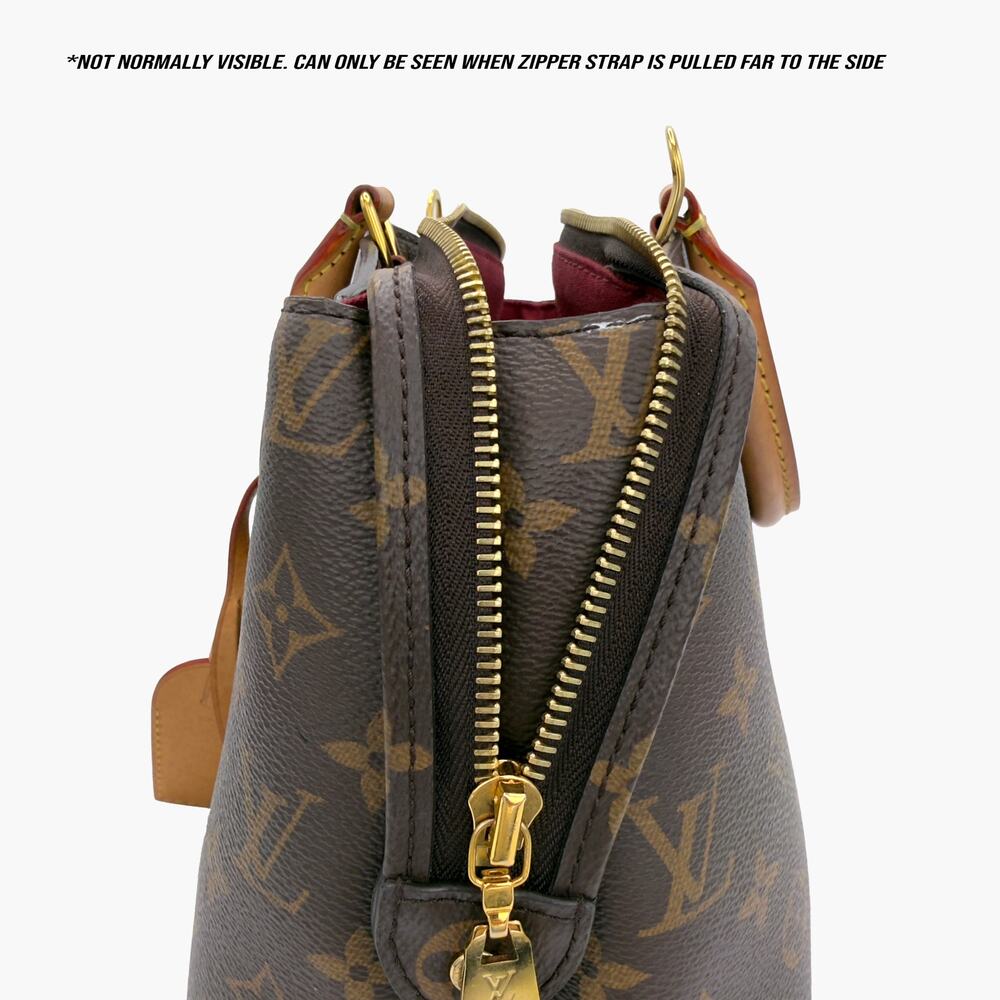 LOUIS VUITTON Petite Palais PM Monogram Canvas Shoulder Bag (Brown | M45900) - Picture 11 of 15